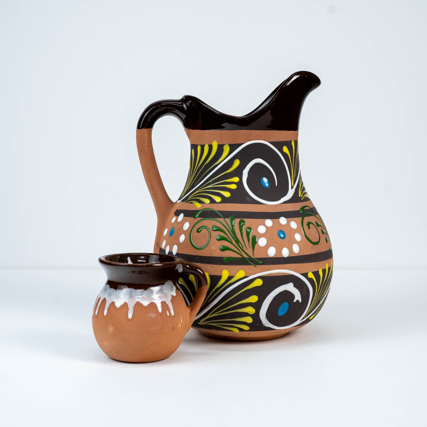 Ceramic Mug - Brown Drip