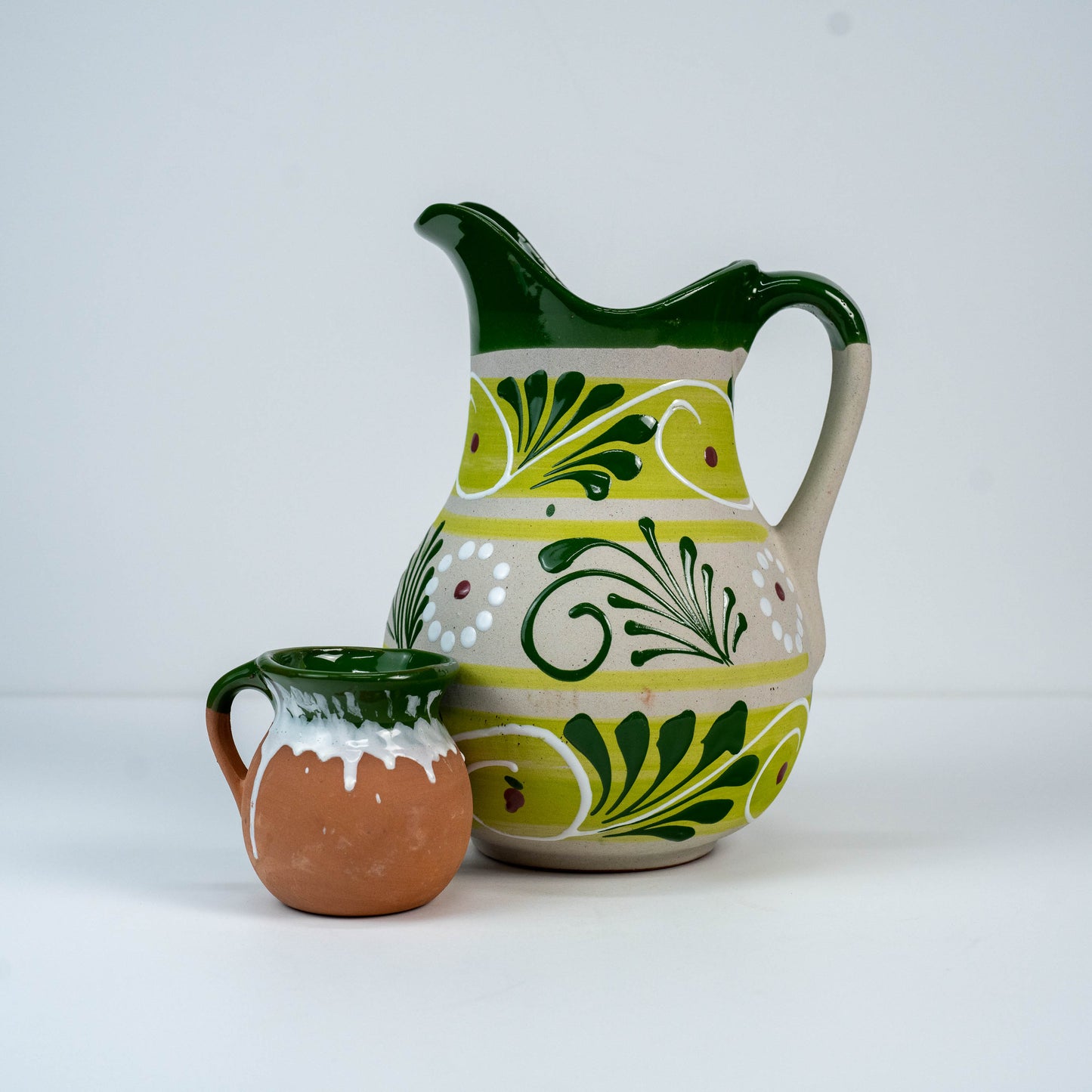 Ceramic Mug - Green Drip
