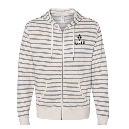 Striped Agave Zip-Up